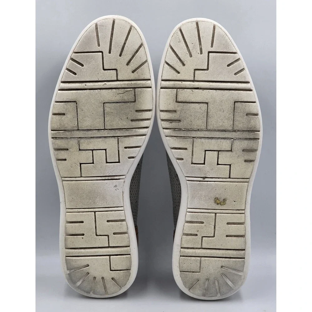 G.H.‎ Bass Kole Knit Mens 12 Gray Tan Slip On Casual Dress Shoes 713211XK36